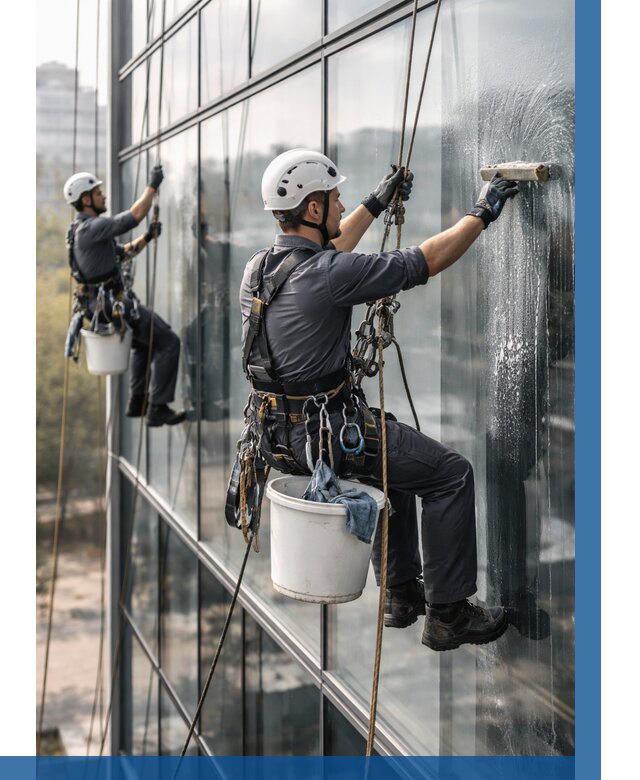 Мойка сплошного остекления в Южноуральске, заказать от 328 р.| ВЫСОТНИК-Жрк