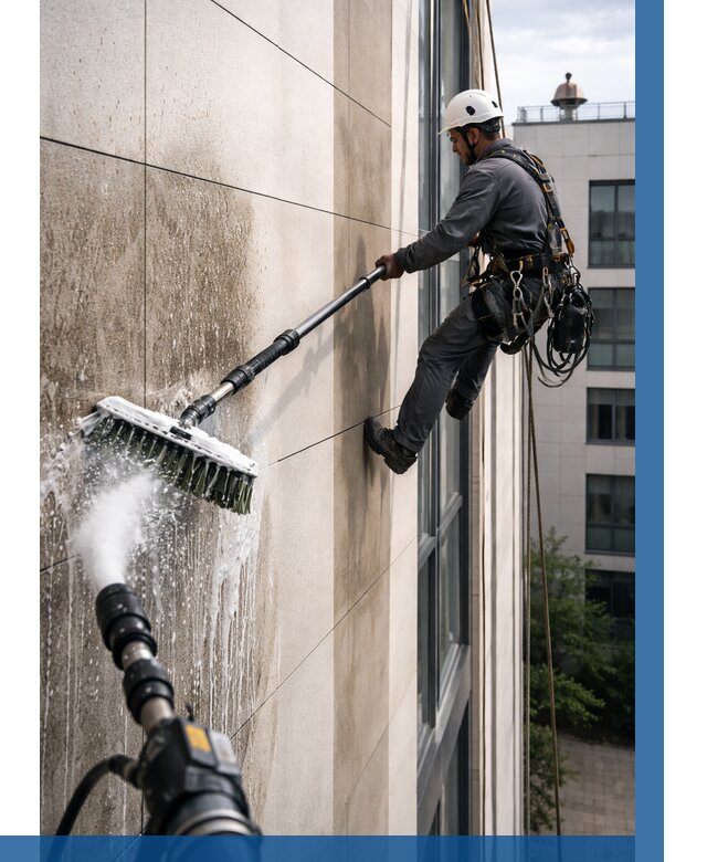 Мойка фасада из керамогранита в Южноуральске от 328 р. | ВЫСОТНИК-Жрк