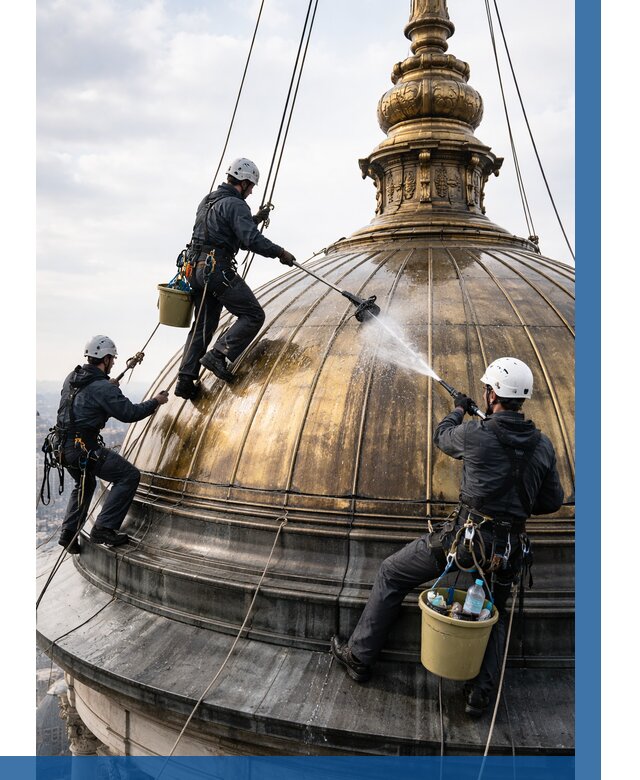 Мойка куполов и шпилей в Южноуральске от 8749 р. - заказать | ВЫСОТНИК-Жрк