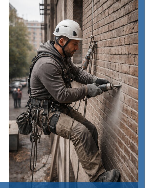 Расшивка кирпичных швов в Южноуральске от 656 р. | ВЫСОТНИК-Жрк