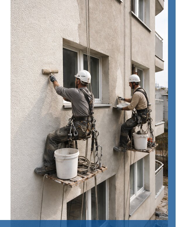 Нанесение короеда на фасад в Южноуральске от 492 р. | ВЫСОТНИК-Жрк