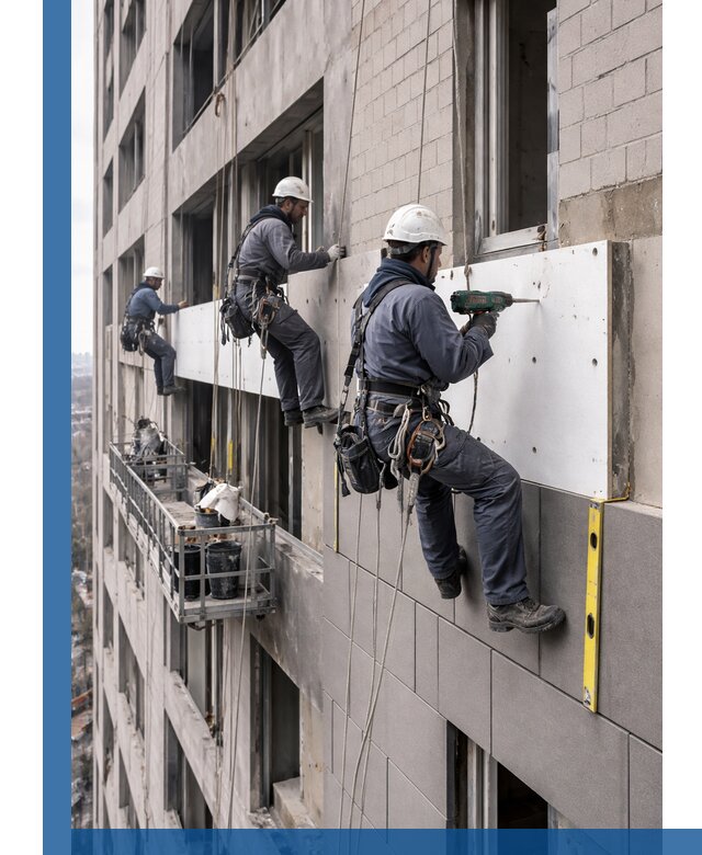 Монтаж фасадных термопанелей высокого качества в Южноуральске