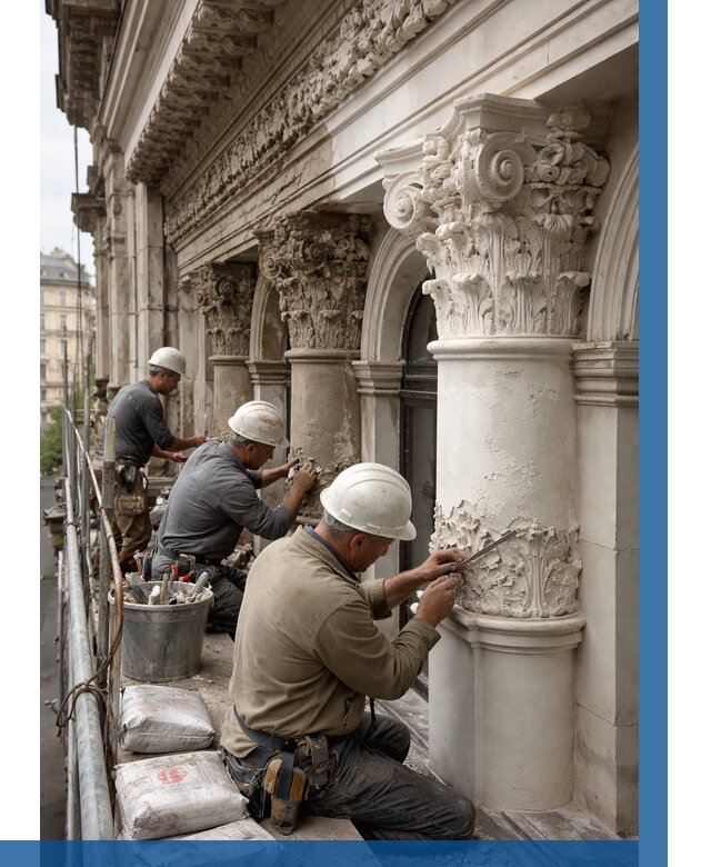 Реставрация фасадной лепнины в Южноуральске от 2734 р. | ВЫСОТНИК-Жрк