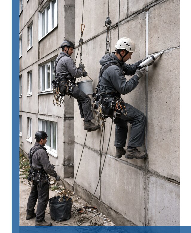 Герметизация межпанельных швов в Южноуральске с гарантией герметичности