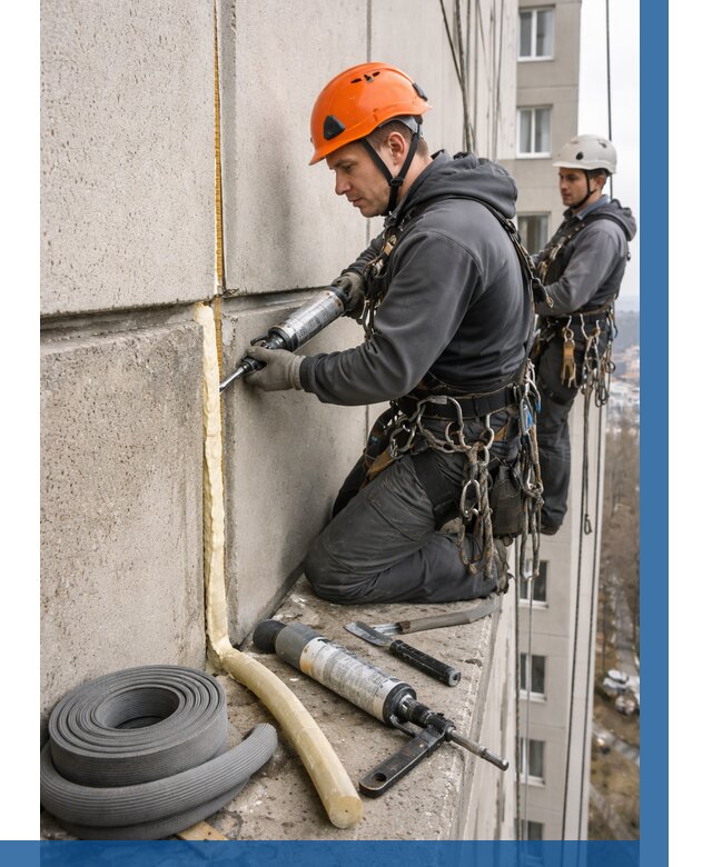 Теплый шов межпанельные швы в Южноуральске от 766 р. | ВЫСОТНИК-Жрк