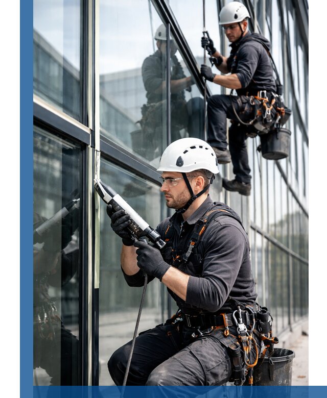 Герметизация витражных швов в Южноуральске для зданий и фасадов