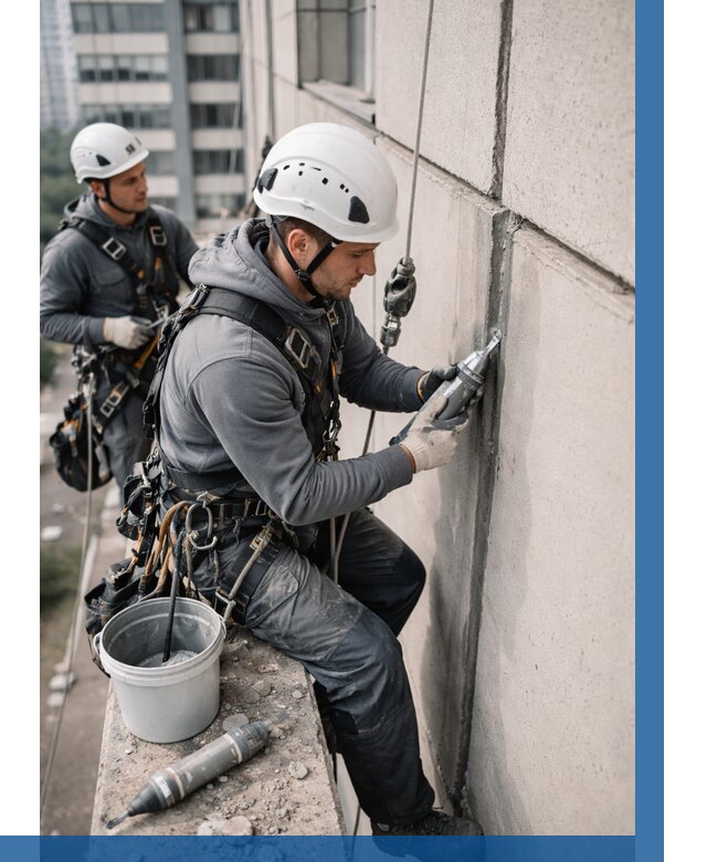 Ремонт деформационных швов здания в Южноуральске от 1094 р. | ВЫСОТНИК-Жрк