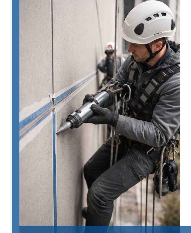 Герметизация стыков фасадных панелей в Южноуральске качественно и быстро