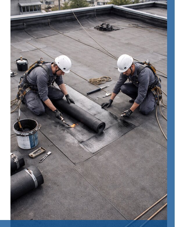 Ремонт мягкой кровли под ключ в Южноуральске от 766 р. | ВЫСОТНИК-Жрк