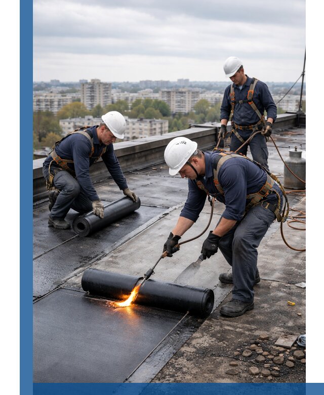 Ремонт наплавляемой кровли в Южноуральске качественно и надежно