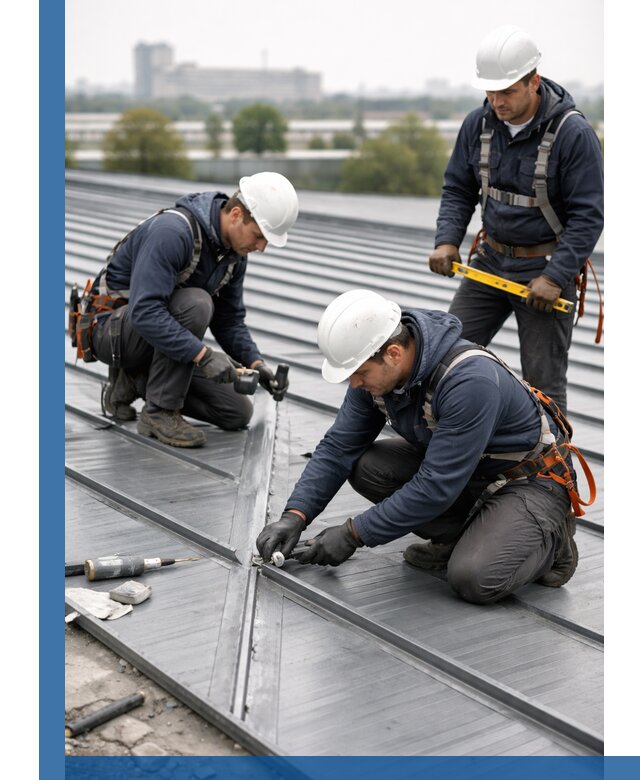 Ремонт фальцевой кровли в Южноуральске срочно и качественно