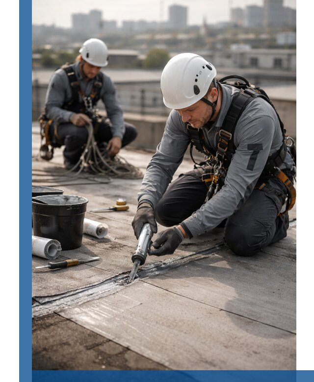 Аварийное и капитальное устранение протечек кровли в Южноуральске