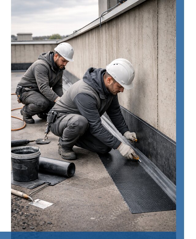 Гидроизоляция примыканий на кровле в Южноуральске от 984 р. | ВЫСОТНИК-Жрк