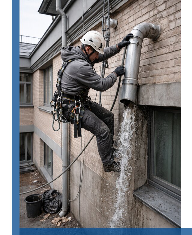 Профессиональная прочистка водосточных труб в Южноуральске с гарантией