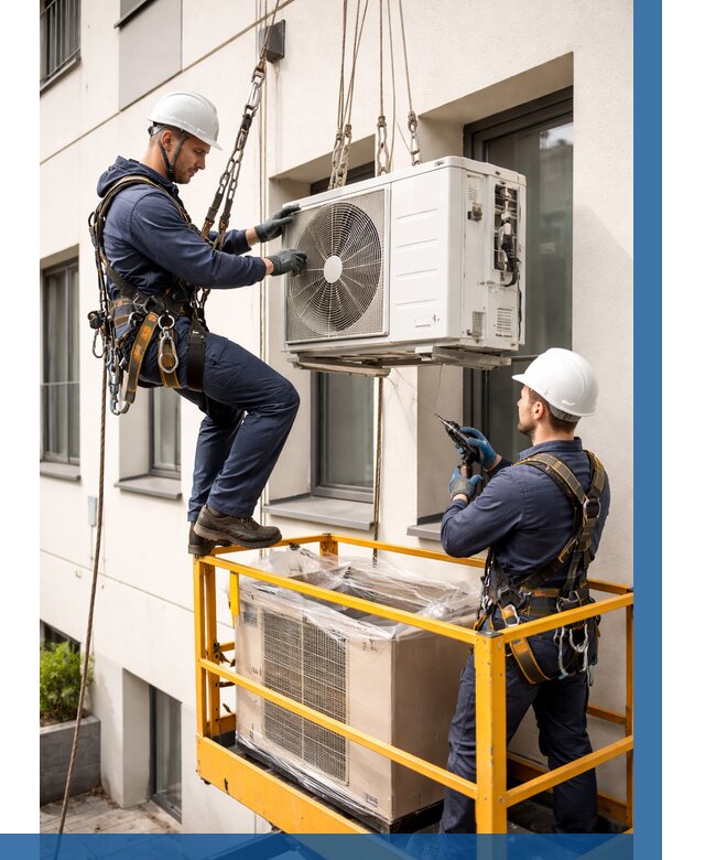 Демонтаж внешнего блока кондиционера в Южноуральске от 3828 р. | ВЫСОТНИК-Жрк