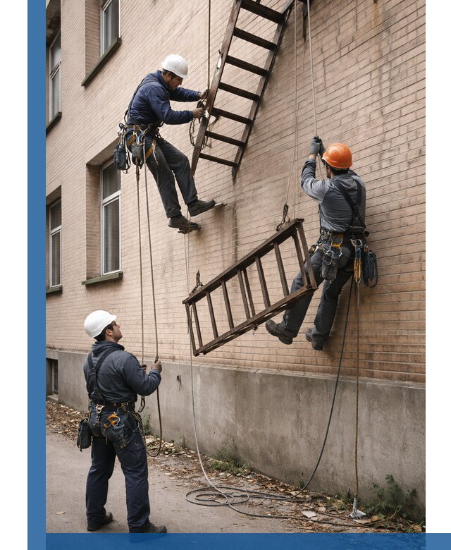 Демонтаж пожарной лестницы в Южноуральске быстро и безопасно