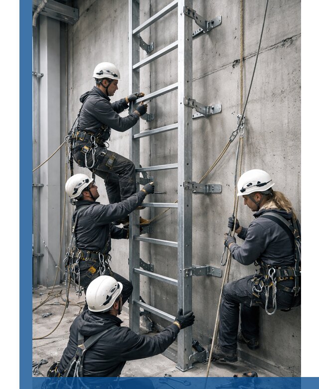 Монтаж металлических лестниц в Южноуральске под ключ со гарантией