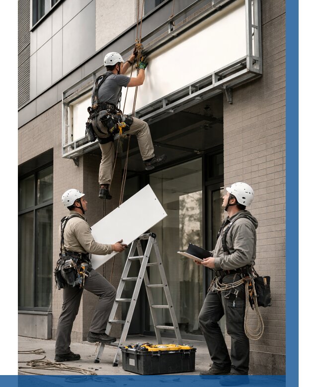 Монтаж светового короба в Южноуральске от 7108 р. | ВЫСОТНИК-Жрк