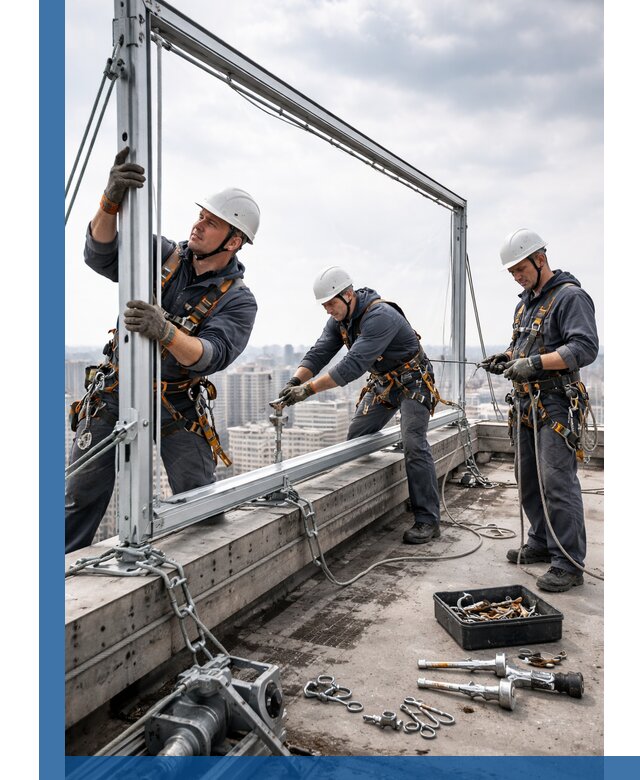 Монтаж крышных рекламных конструкций под ключ в Южноуральске