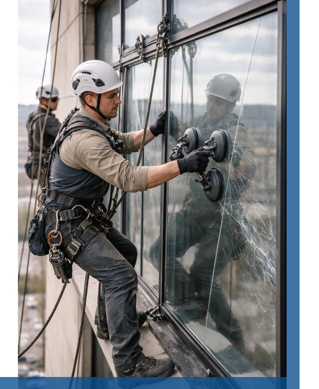 Замена стекла в витраже в Южноуральске под ключ от 9296 р. | ВЫСОТНИК-Жрк