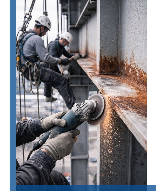 Зачистка металла от ржавчины и подготовка поверхностей в Южноуральске