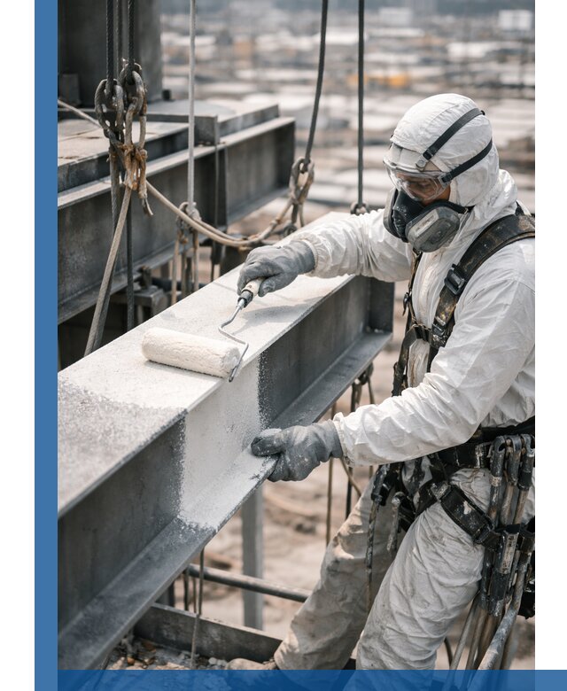 Профессиональная огнезащитная обработка металлоконструкций в Южноуральске