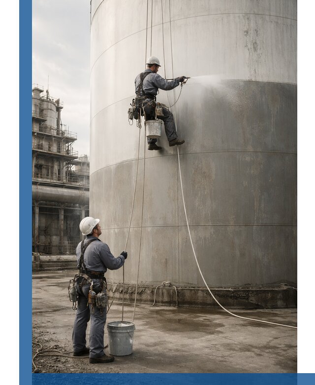 Покраска стальных резервуаров и емкостей в Южноуральске профессионально