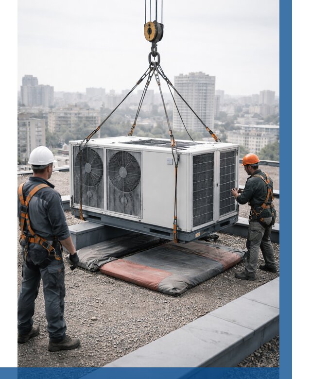 Подъем груза на крышу в Южноуральске от 5468 р. | ВЫСОТНИК-Жрк заказать