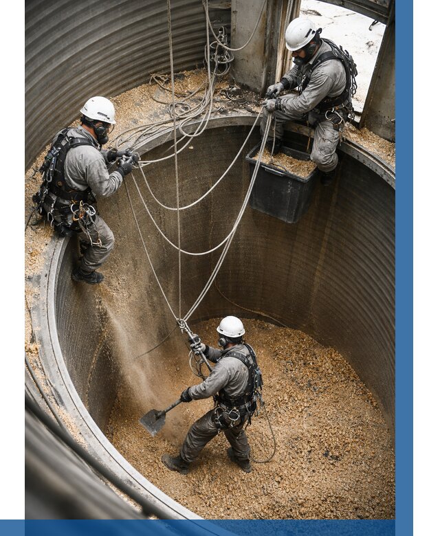 Чистка зерновых бункеров в Южноуральске от 13123 р. | ВЫСОТНИК-Жрк