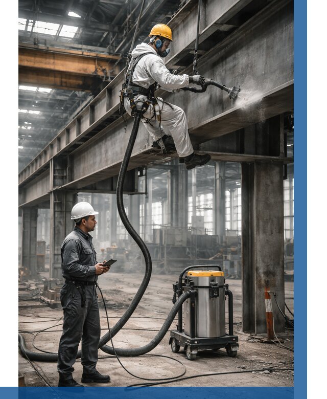 Обеспыливание конструкций в цехе в Южноуральске от 4593 р. | ВЫСОТНИК-Жрк