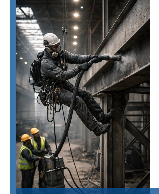 Обеспыливание конструкций в цехах промышленного производства в Южноуральске