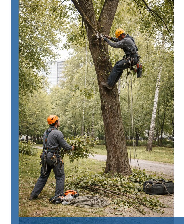 Санитарная обрезка деревьев в Южноуральске, профессионально и безопасно