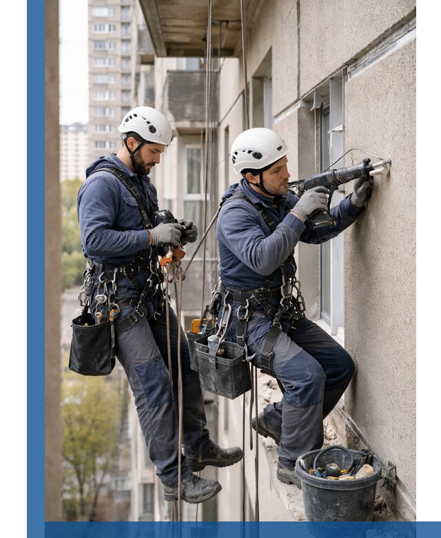 Промышленные альпинисты высотные работы и монтаж в Южноуральске